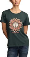 Lucky Brand Embroidered Sun Cotton Graphic T-Shirt