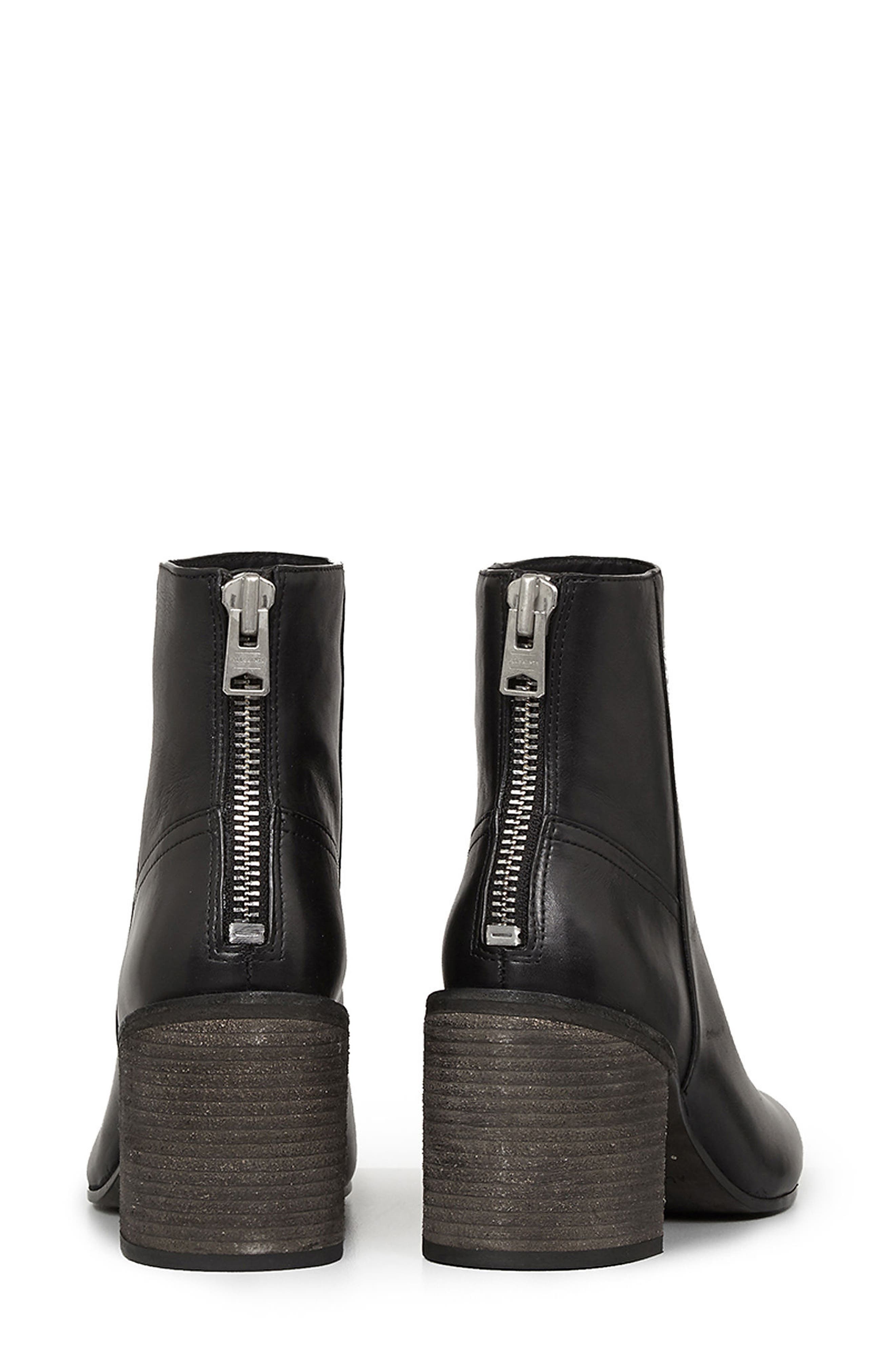 AllSaints Idella Block Heel Bootie, Alternate, color, 