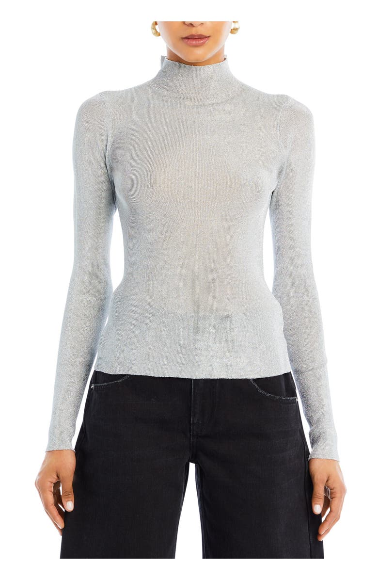 SER.O.YA Avery Metallic Knit Top, Main, color, 