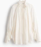 H&M Oversized Linen-blend Shirt