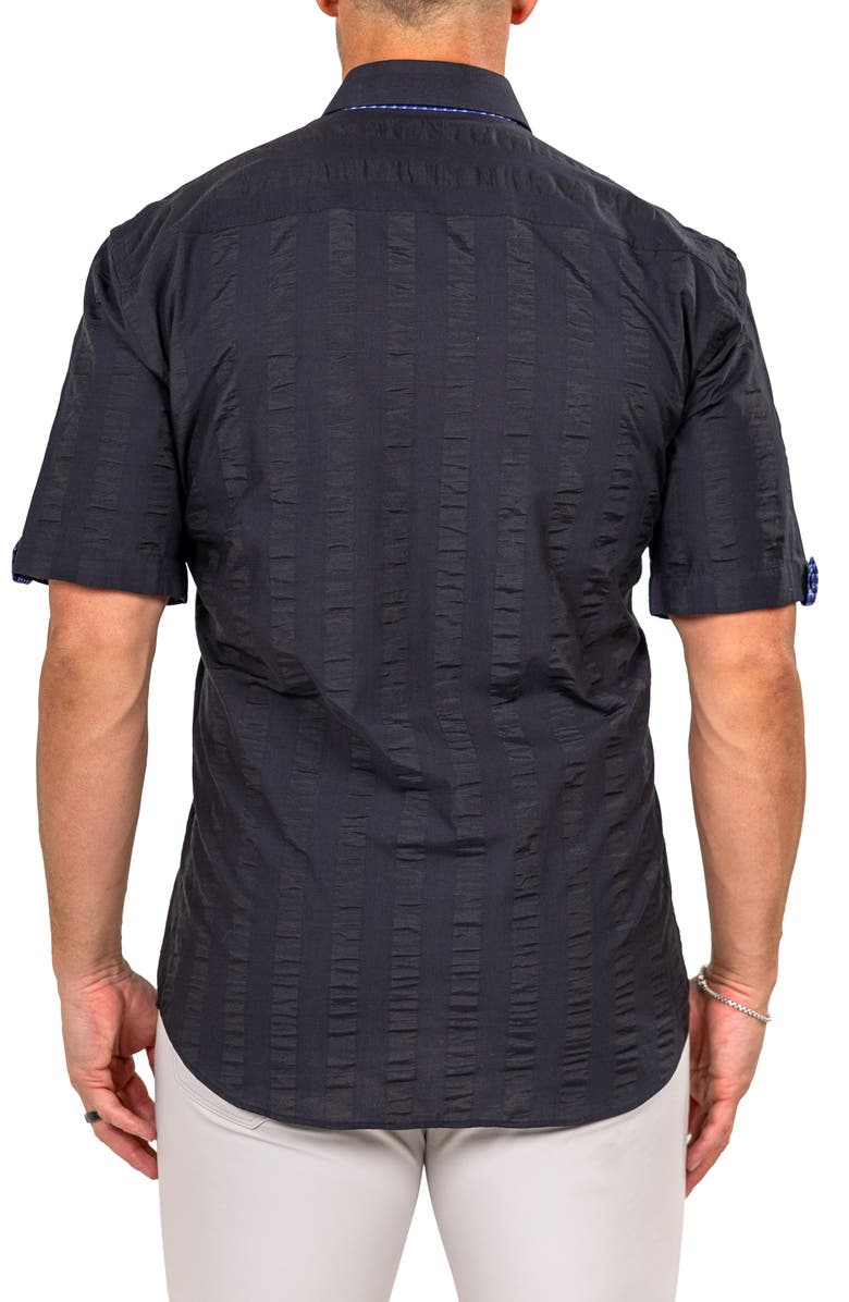 Maceoo Galileo Marthy Short Sleeve Button-Up Shirt, Alternate, color, 