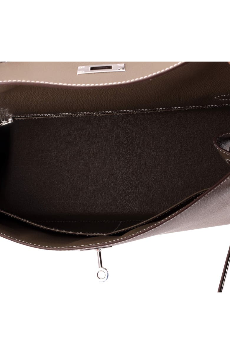 Pre-Owned Hermes Kelly Handbag Grey Epsom with Palladium Hardware 32, Alternate, color, Etoupe