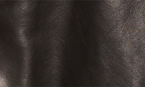 Rick Owens Concordians Dracucollar Leather Flight Jacket In Black