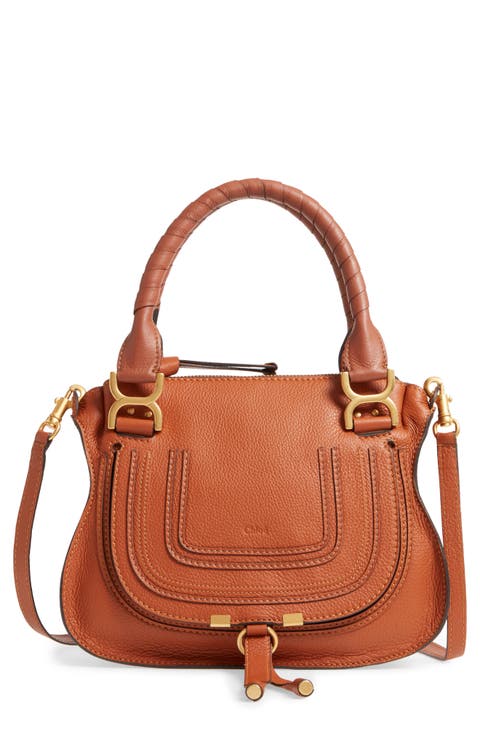 Small Marcie Leather Satchel