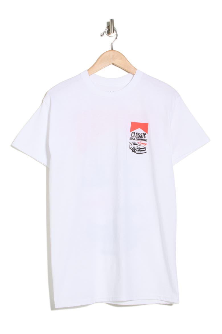Classic Racing Graphic T-Shirt, Alternate, color, WHITE