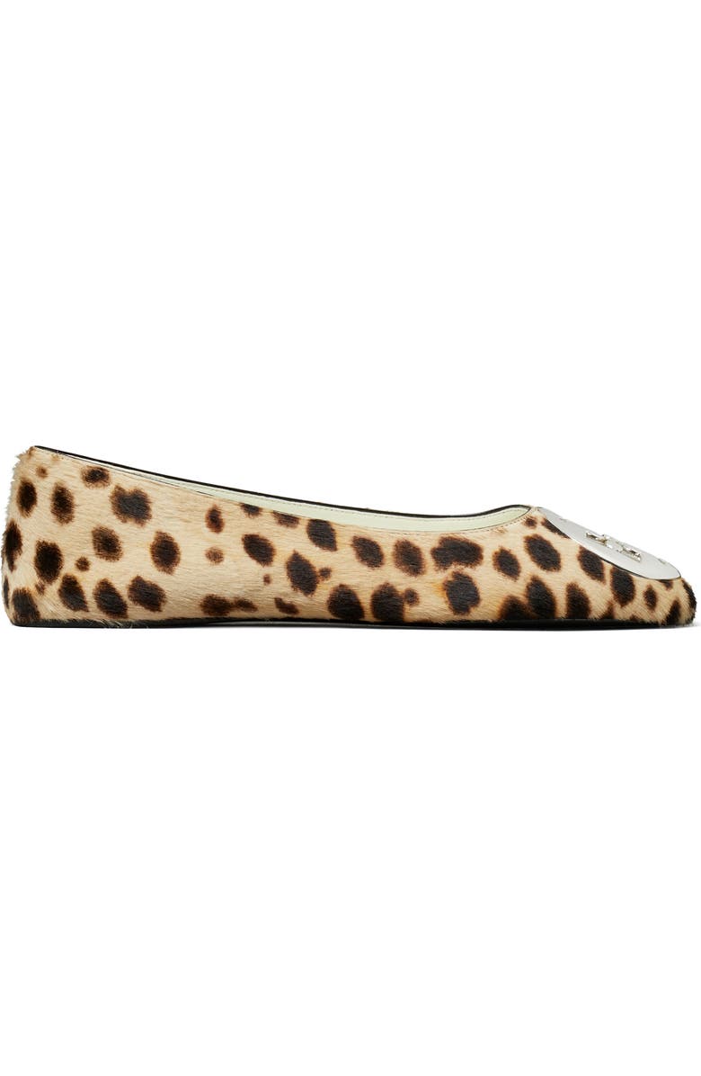 Tory Burch Reva Genuine Calf Hair Ballet Flat, Alternate, color, Cheetah Spots