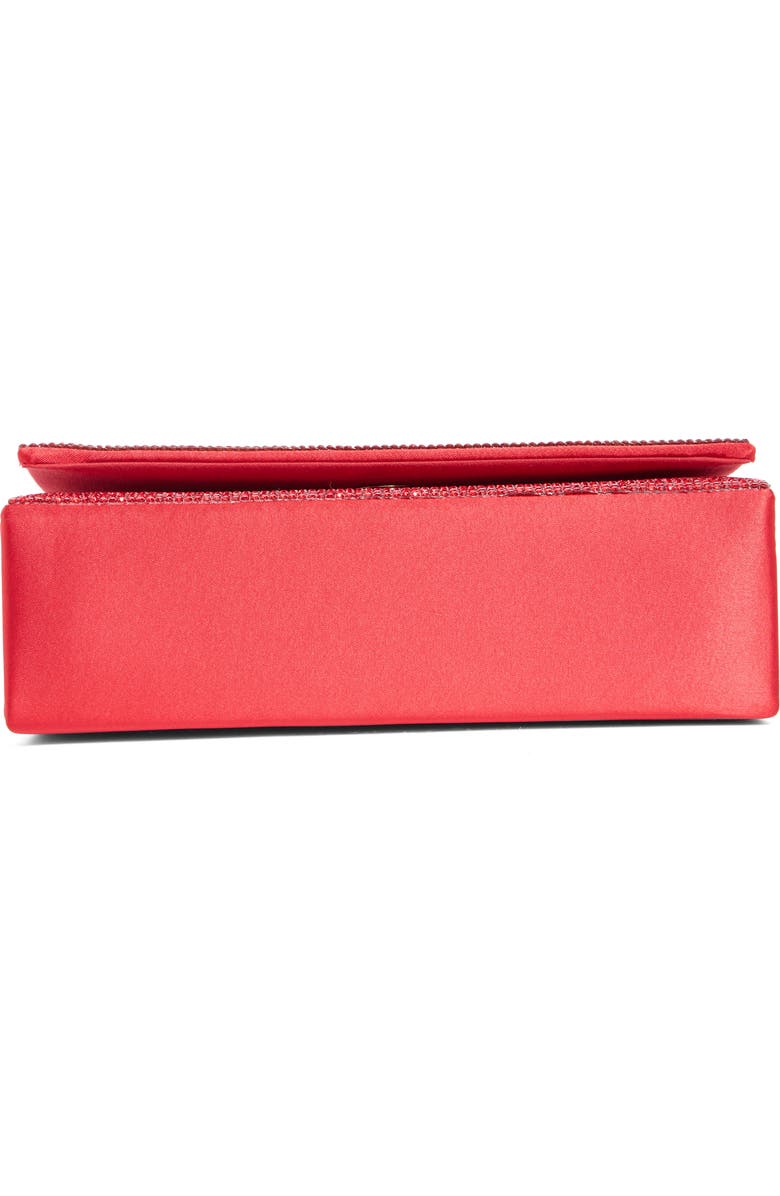 ALESSIA BIANCHI Crystal Embellished Clutch, Alternate, color, Red