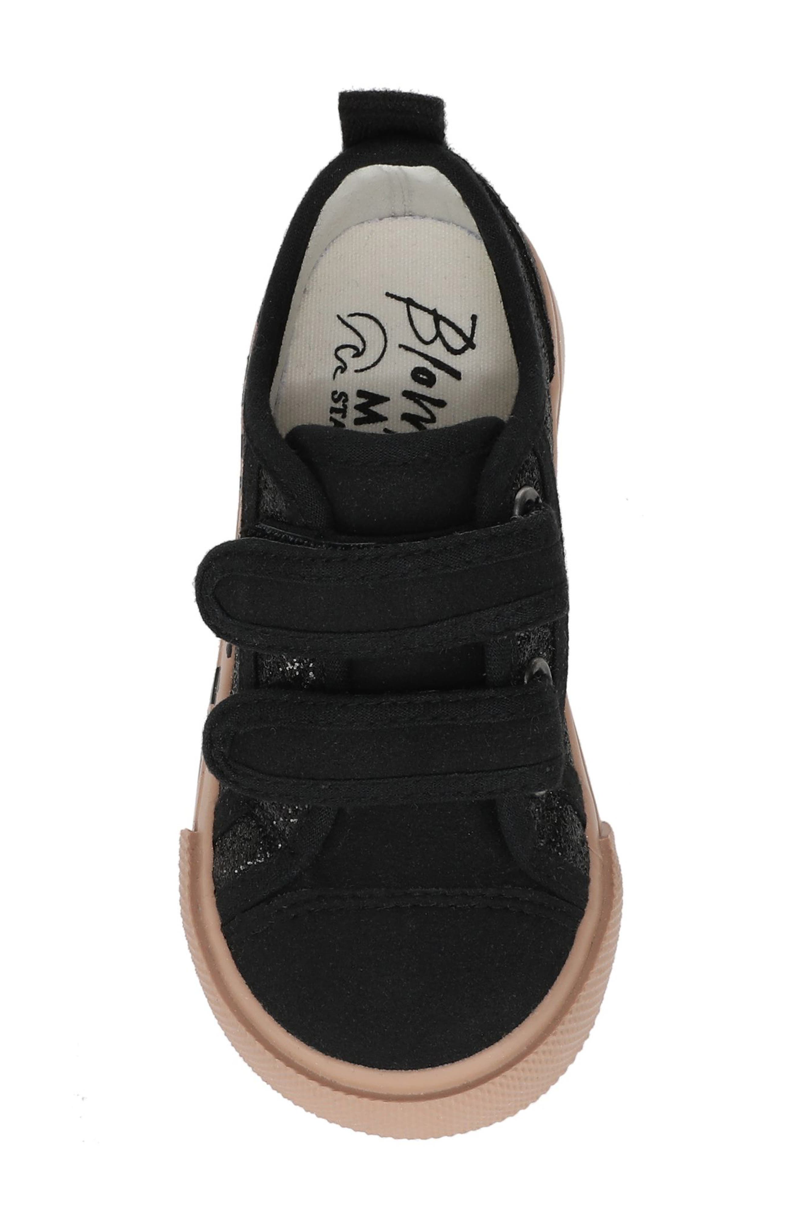 Blowfish Malibu Kids' Cove Sneaker, Alternate, color, Black Glitter
