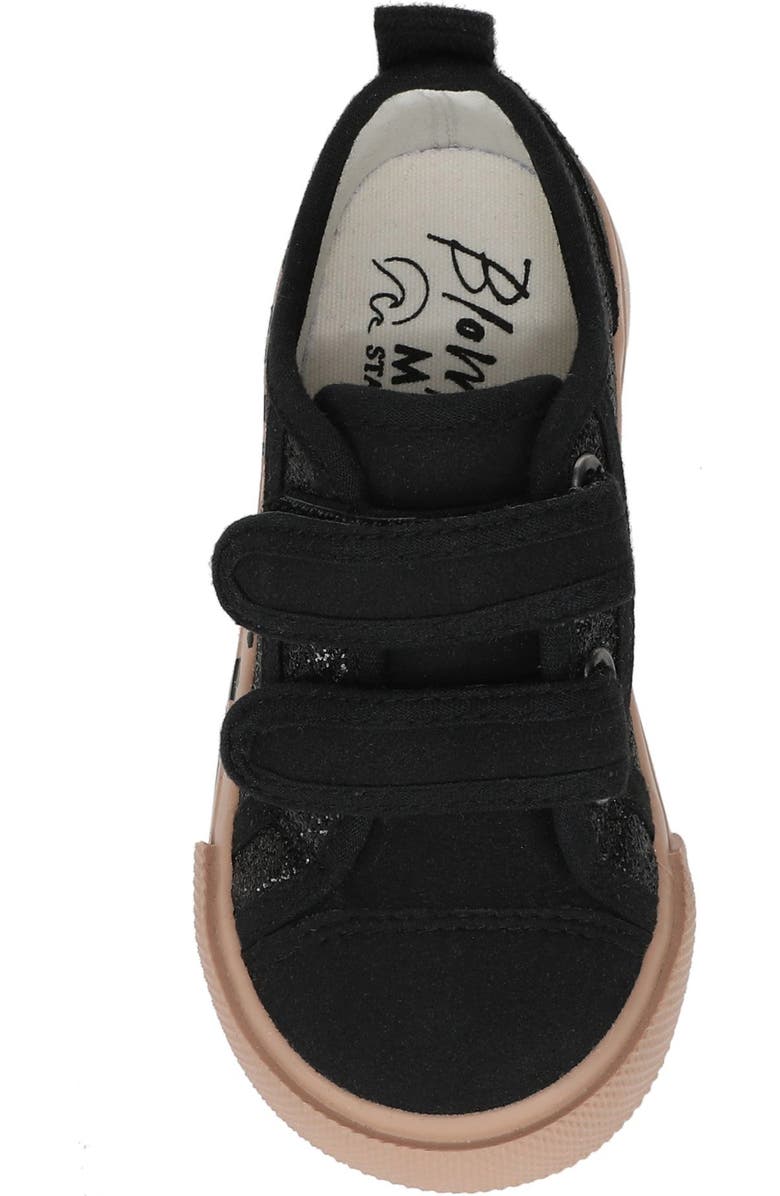 Blowfish Malibu Kids' Cove Sneaker, Alternate, color, Black Glitter