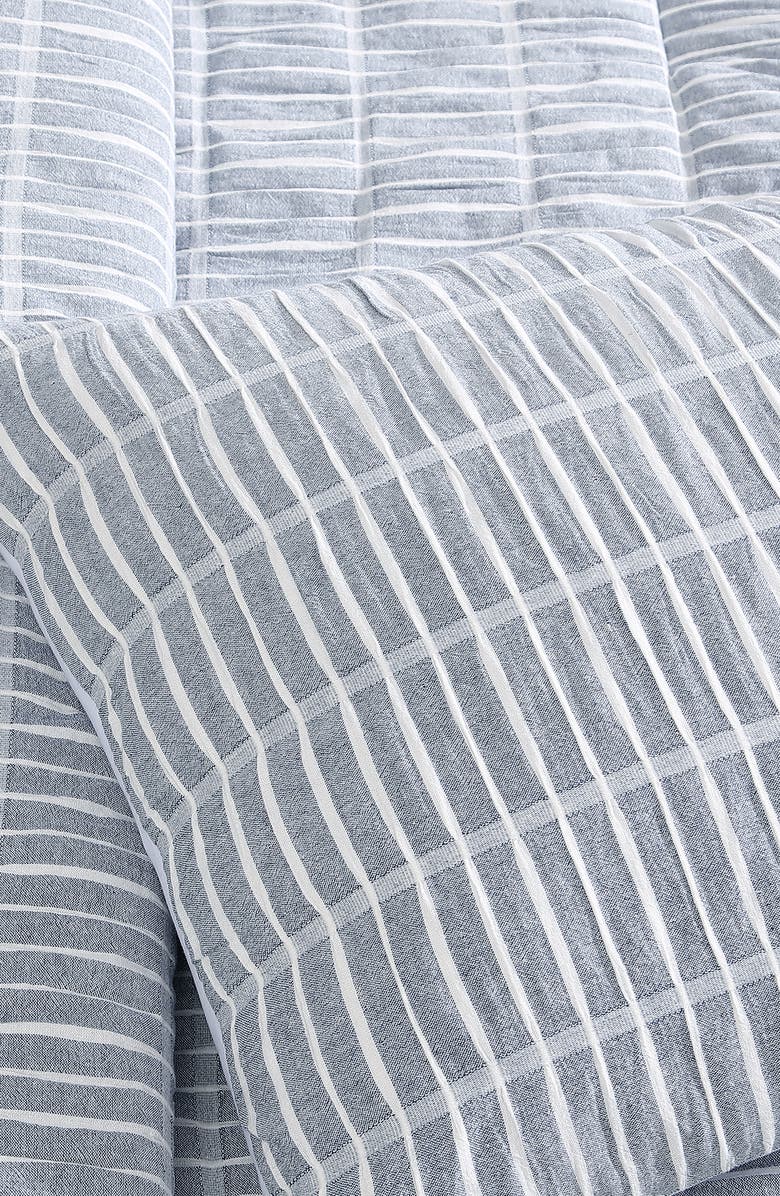 Tahari Stripe Seersucker Cotton 3-Piece Comforter Set, Alternate, color,