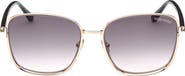 TOM FORD Fern 57mm Square Sunglasses