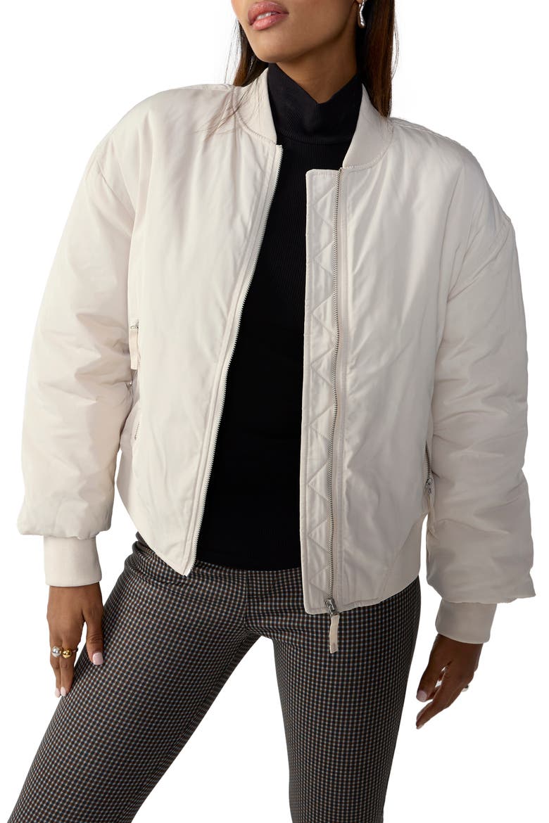 Margo Bomber Jacket, Main, color, TOASTED MA