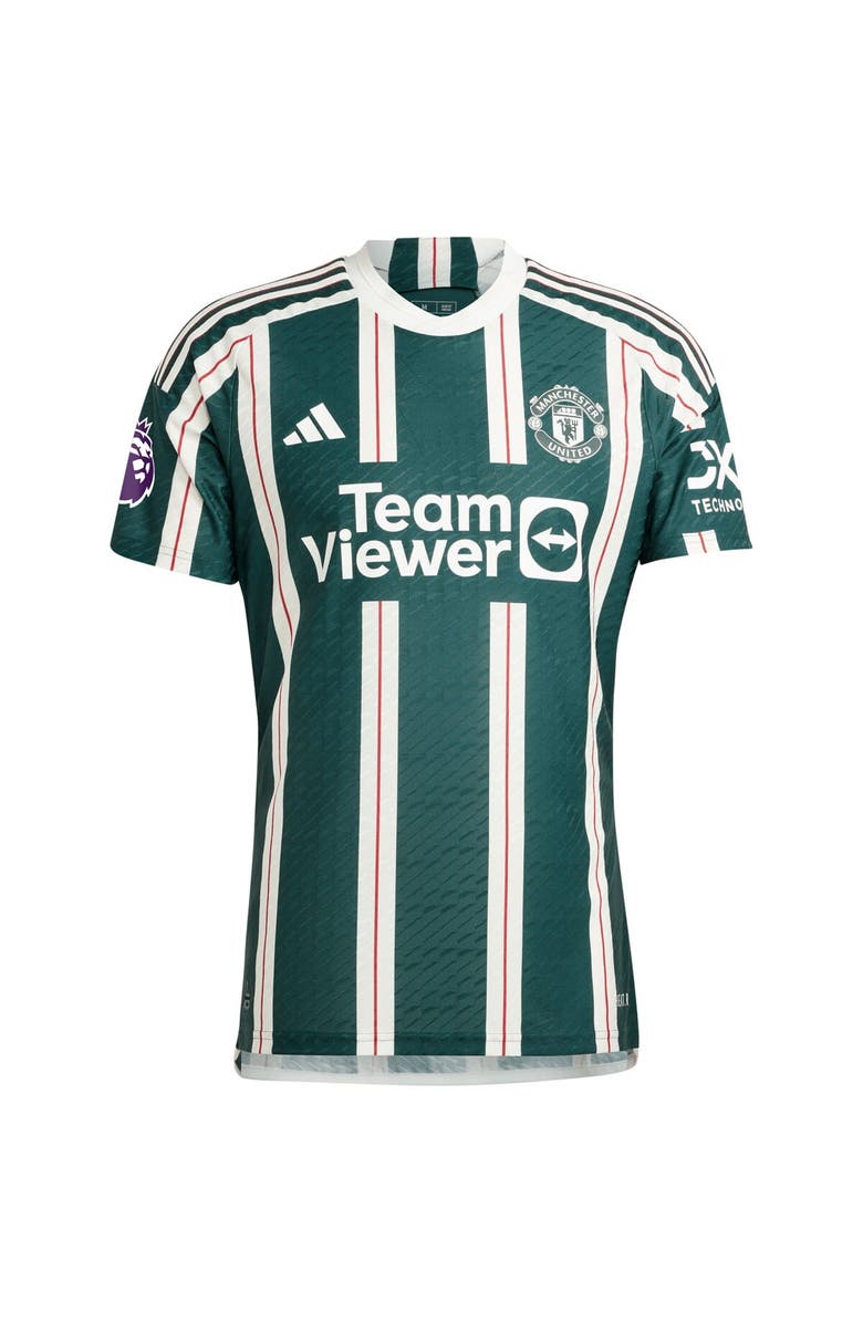 adidas Men's adidas  Green Manchester United 2023/24 Away Authentic Jersey, Alternate, color, 