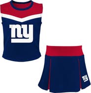 Outerstuff Girls Youth Royal New York Giants Spirit Two-Piece Cheerleader Set