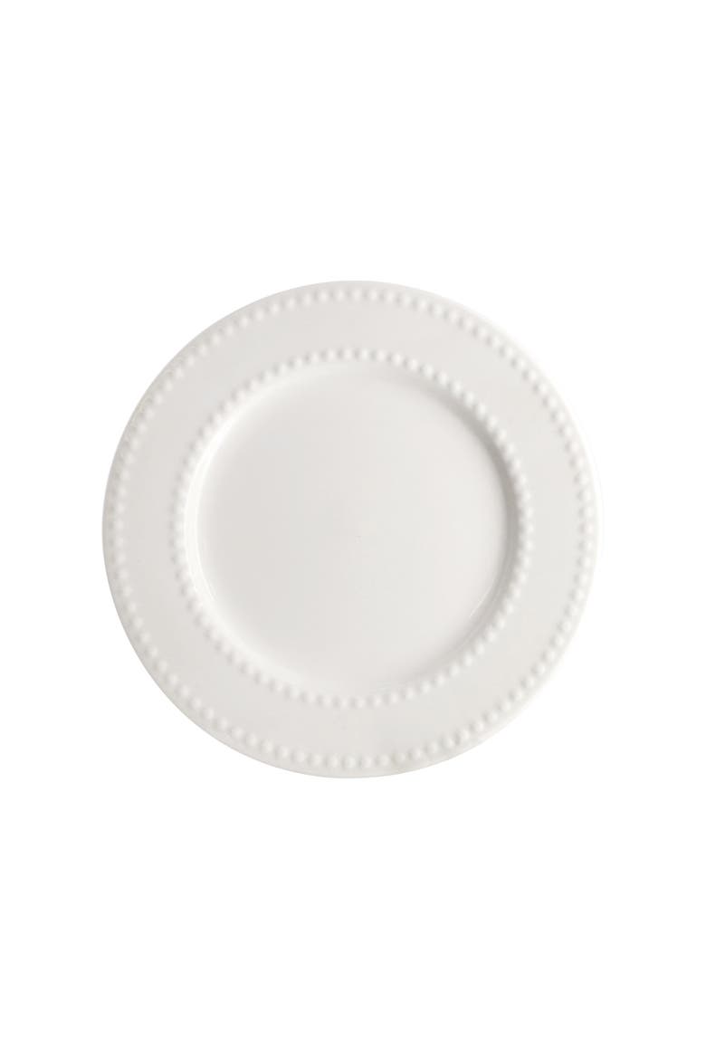 6 Piece Stoneware Salad Plate Set, Alternate, color, White