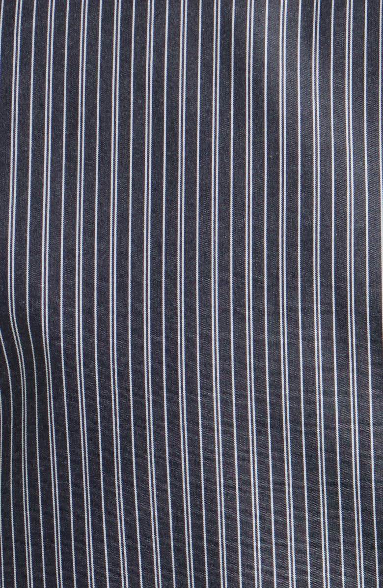 rag & bone Paulette Stripe Tie Waist Poplin Vest, Alternate, color, Salst