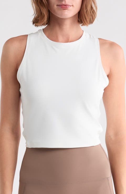 Kyra Nude Tech High Neck Tank