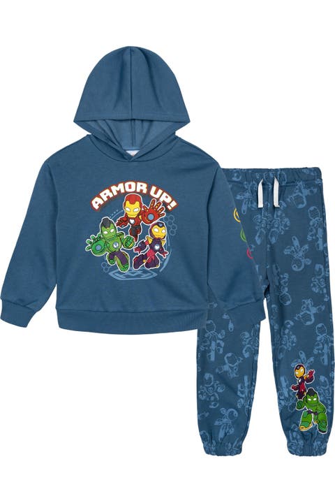 Iron Man And His Awesome Friends 2-piece Fleece Hoodie And Pants Set (toddler, Little Kid & Big Kid)