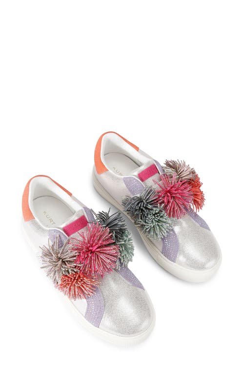 Kurt Geiger London Laney Pompom Sneaker In Multi