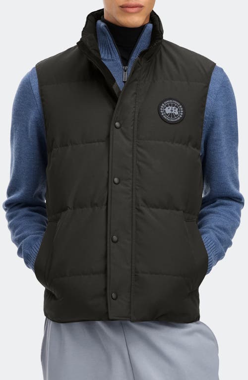 Canada Goose Garson Water Repellent 625 Fill Power Down Vest In Black