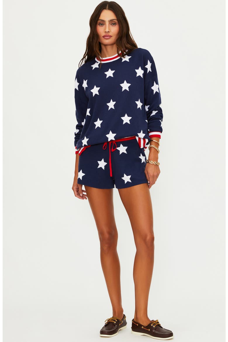 Cal Stars & Stripes Cotton Cover-Up Sweatshirt, Alternate, color, TWILIGHT STARS