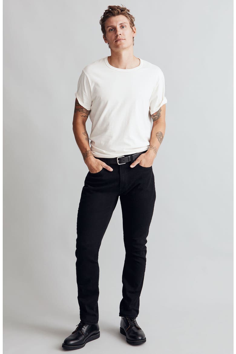 Athletic Slim Jeans, Alternate, color, BLACK