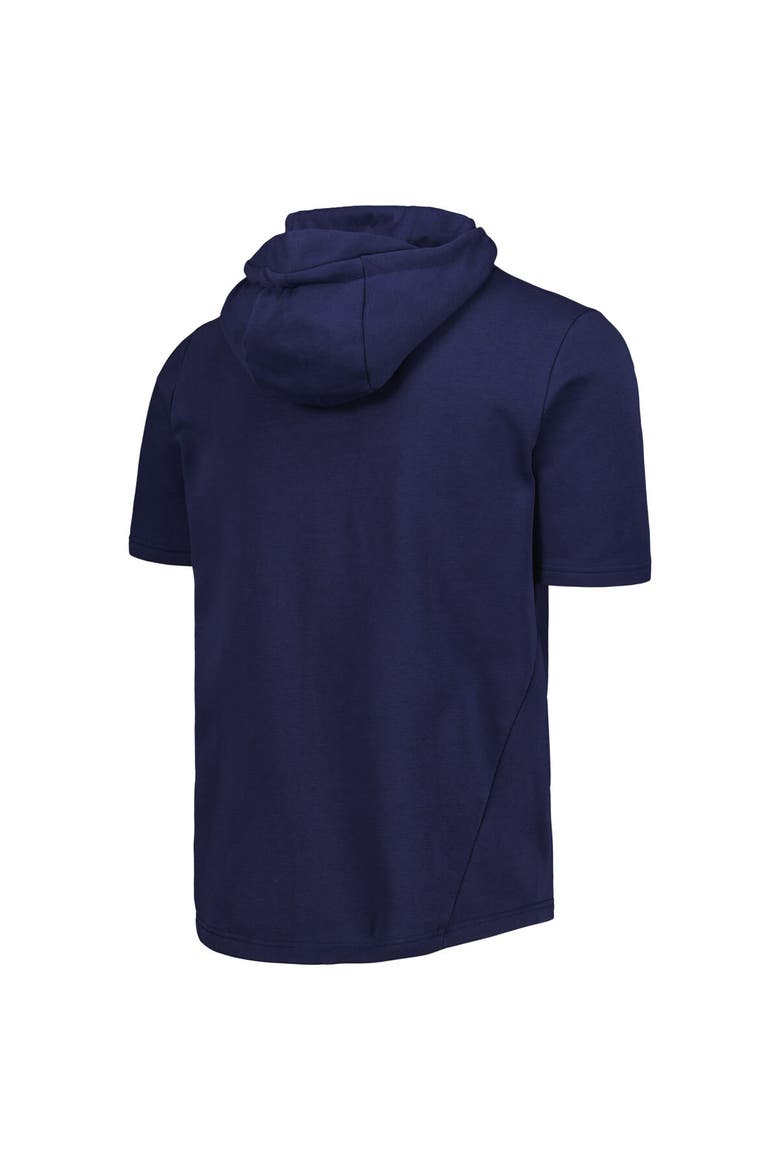 Men's Levelwear Navy Houston Astros Recruit Full-Zip Short Sleeve Hoodie, Alternate, color, Navy