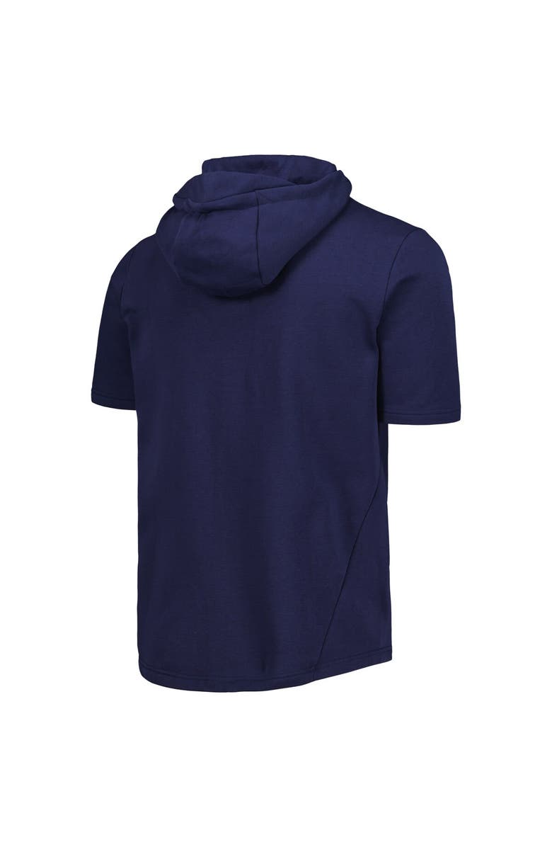 LEVELWEAR Men's Levelwear Navy Houston Astros Recruit Full-Zip Short Sleeve Hoodie, Alternate, color, Navy