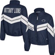 COLOSSEUM Women's Colosseum Navy Penn State Nittany Lions Thin Ice Full-Zip Windbreaker
