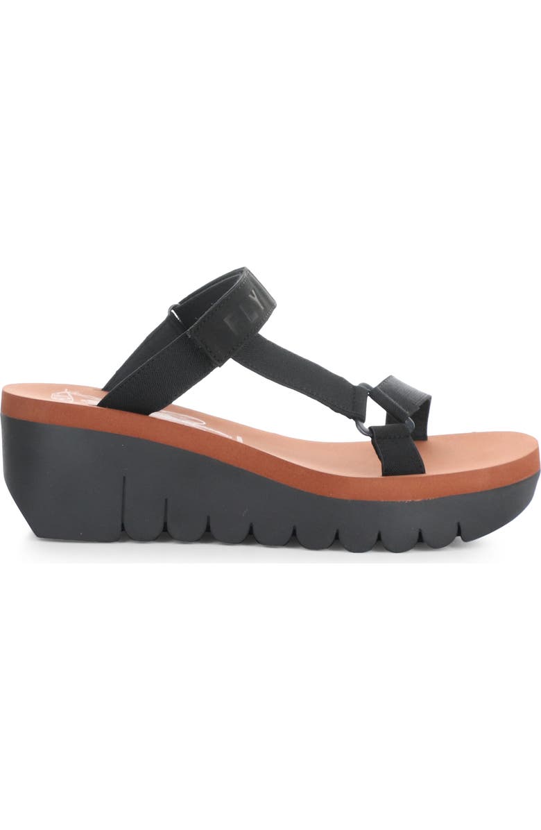 Fly London Yaka Platform Wedge Sandal, Alternate, color,