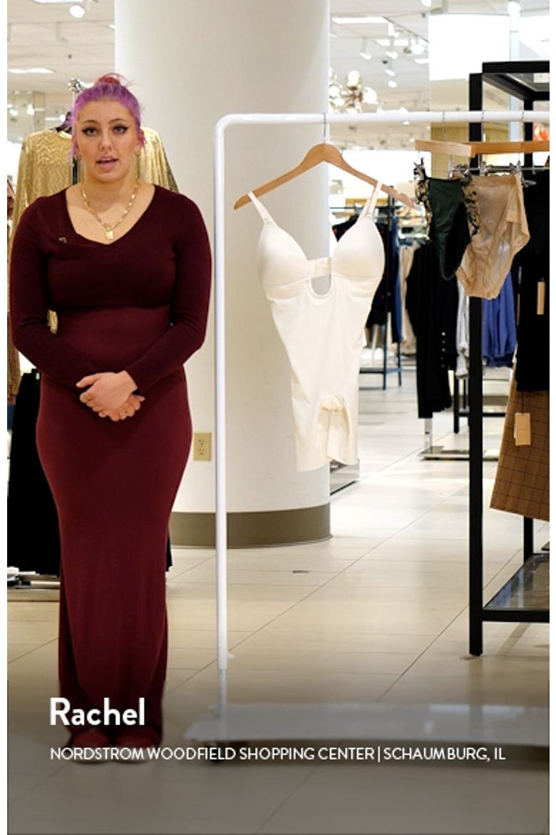 SPANXshape™ Suit Your Fancy Plunge Low Back Mid Thigh Bodysuit video