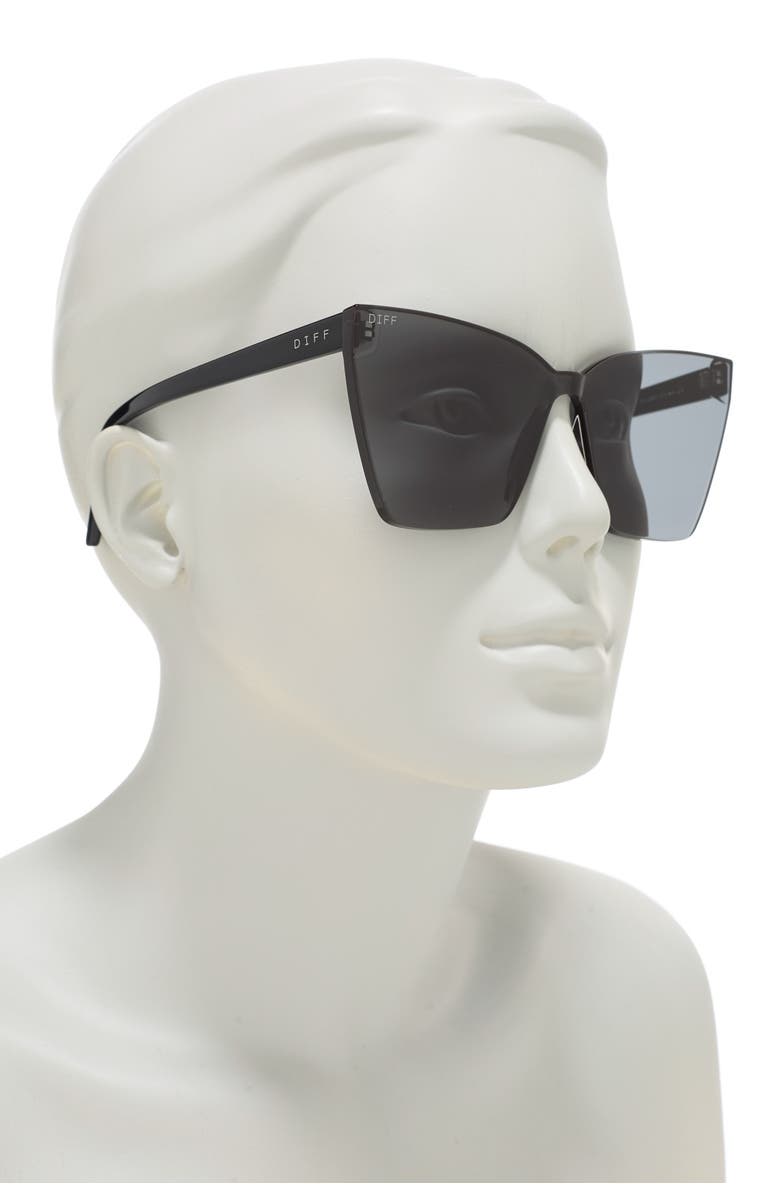 DIFF Goldie 65mm Oversize Cat Eye Sunglasses, Alternate, color,