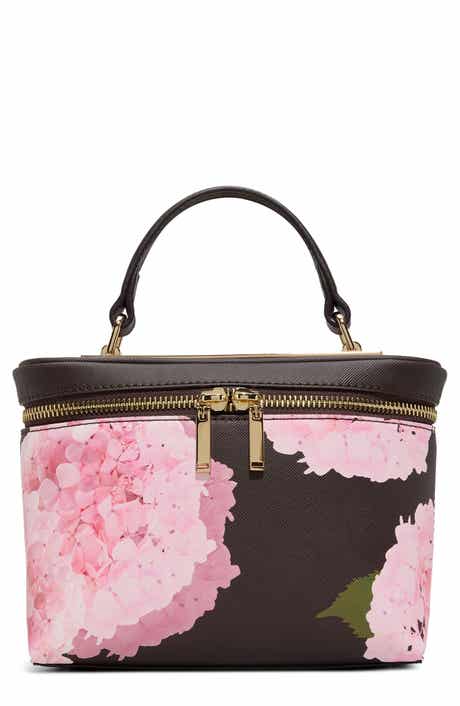 Tia Faux Leather Top Handle Bag