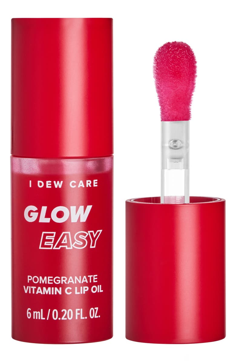 I DEW CARE Glow Easy Lip Oil, Main, color, Pomegranate