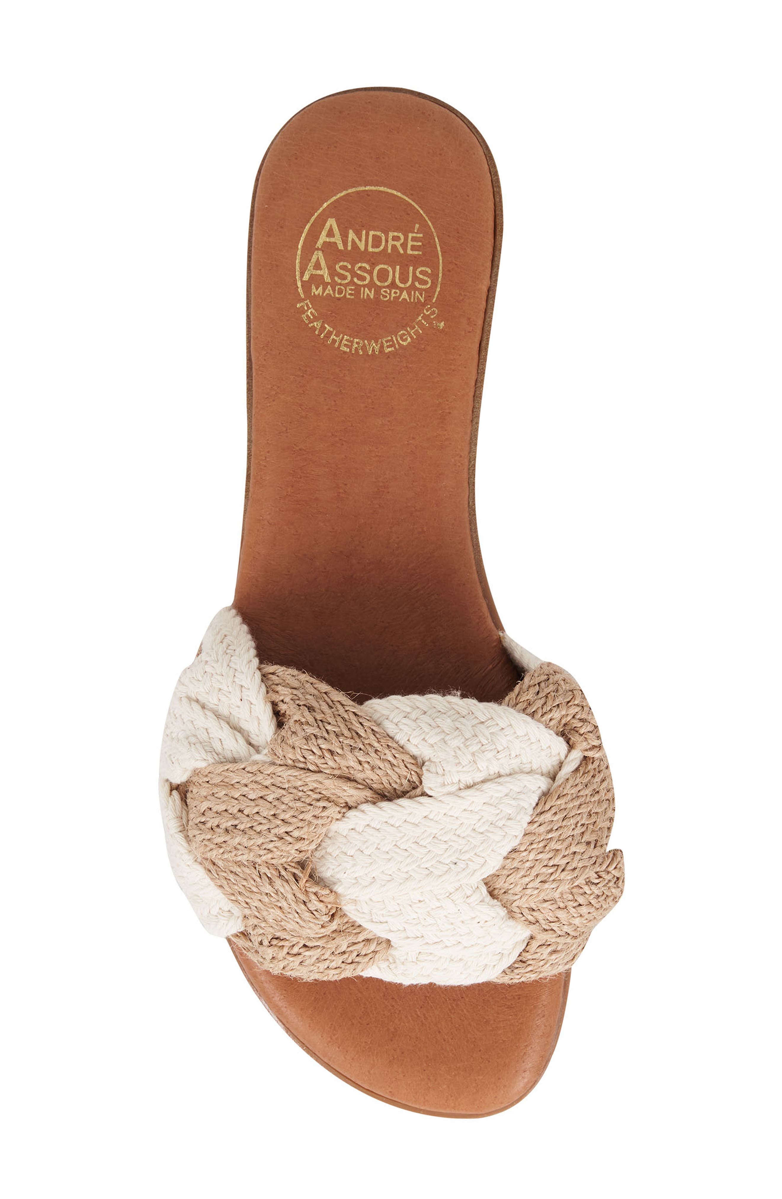 Nahala Sandal, Alternate, color, WHITE/ NATURAL