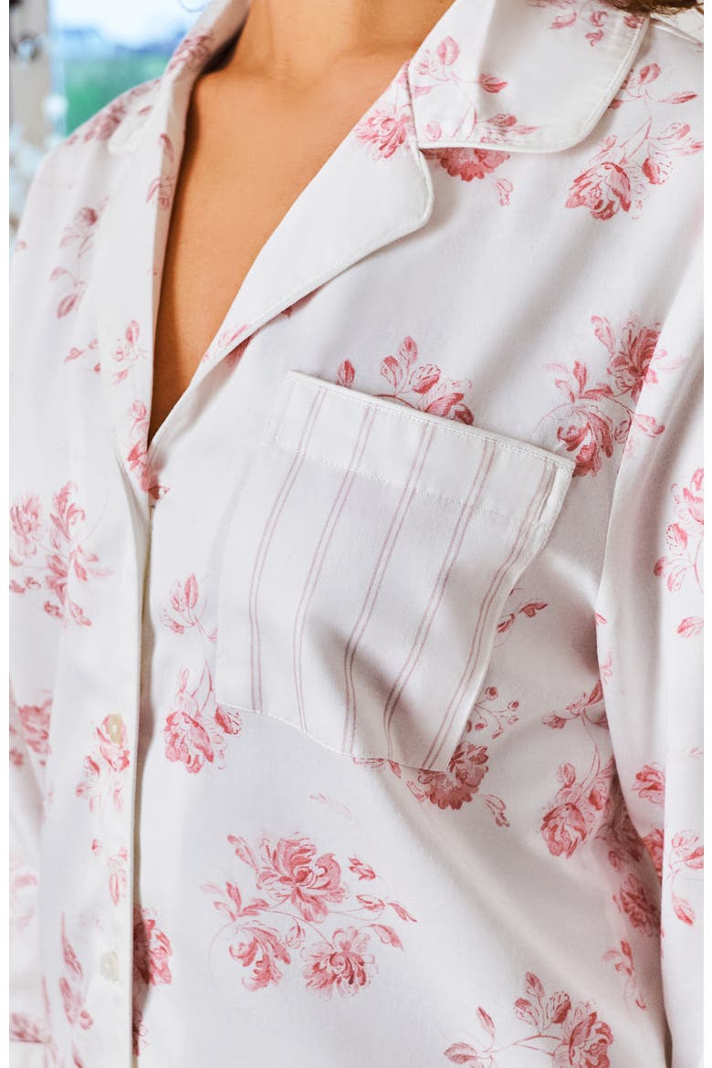Luxury Sateen Pyjamas, Alternate, color, Pink