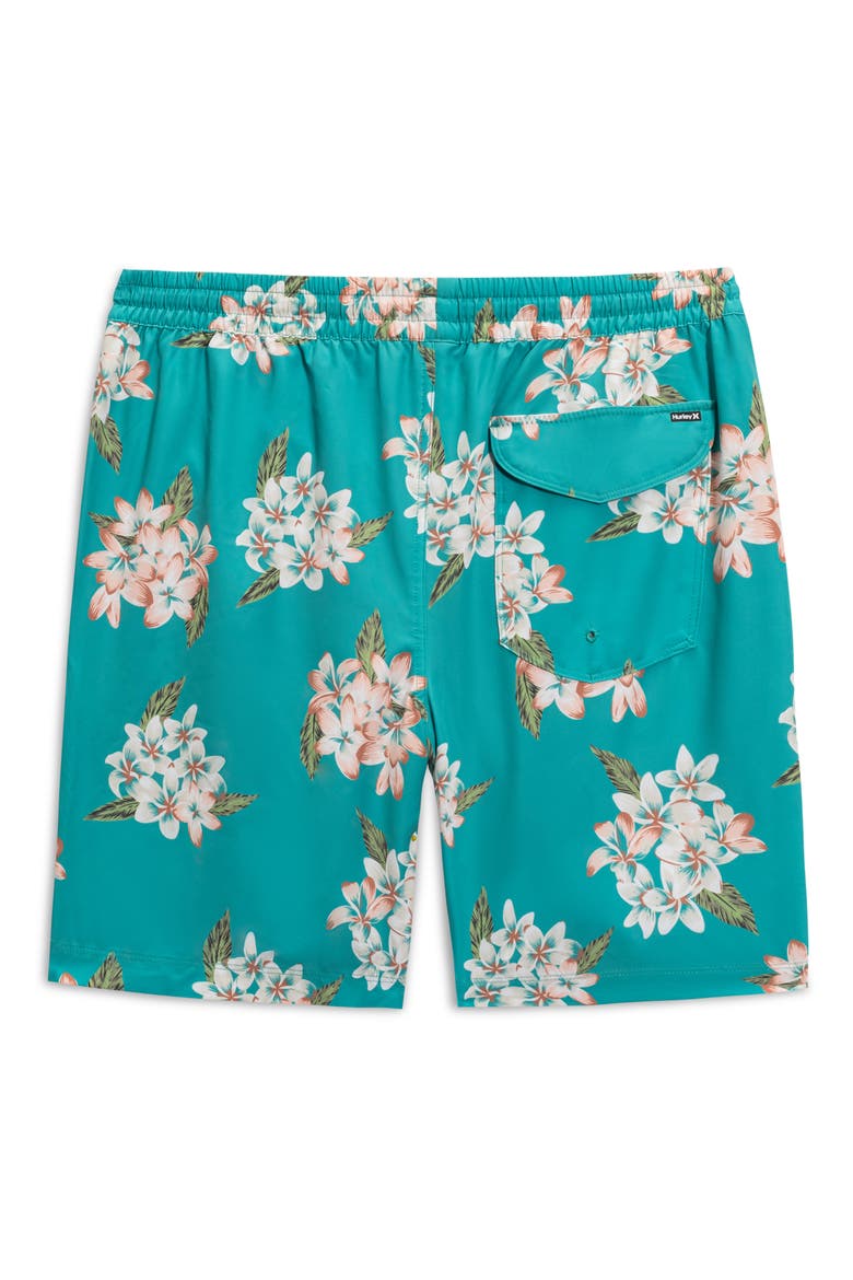 Malaga Volley Swim Trunks, Alternate, color, TEAL TINT