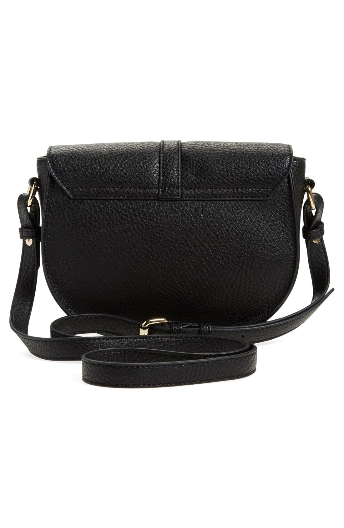 BP. Faux Leather Saddle Crossbody Bag, Alternate, color, 