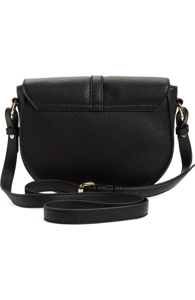 BP. Faux Leather Saddle Crossbody Bag, Alternate, color,
