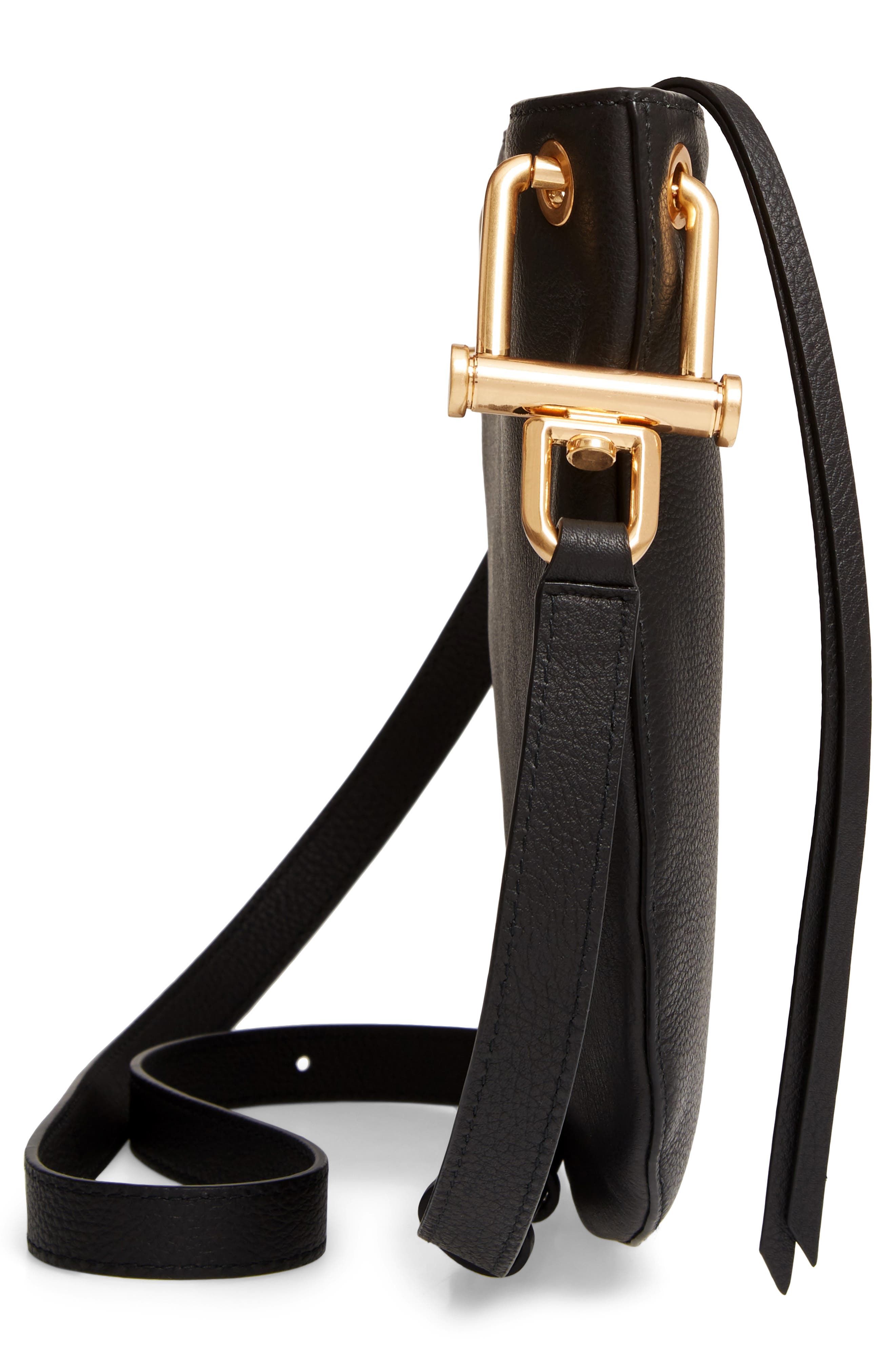 BOSS Kristin Leather Crossbody Bag, Alternate, color, 