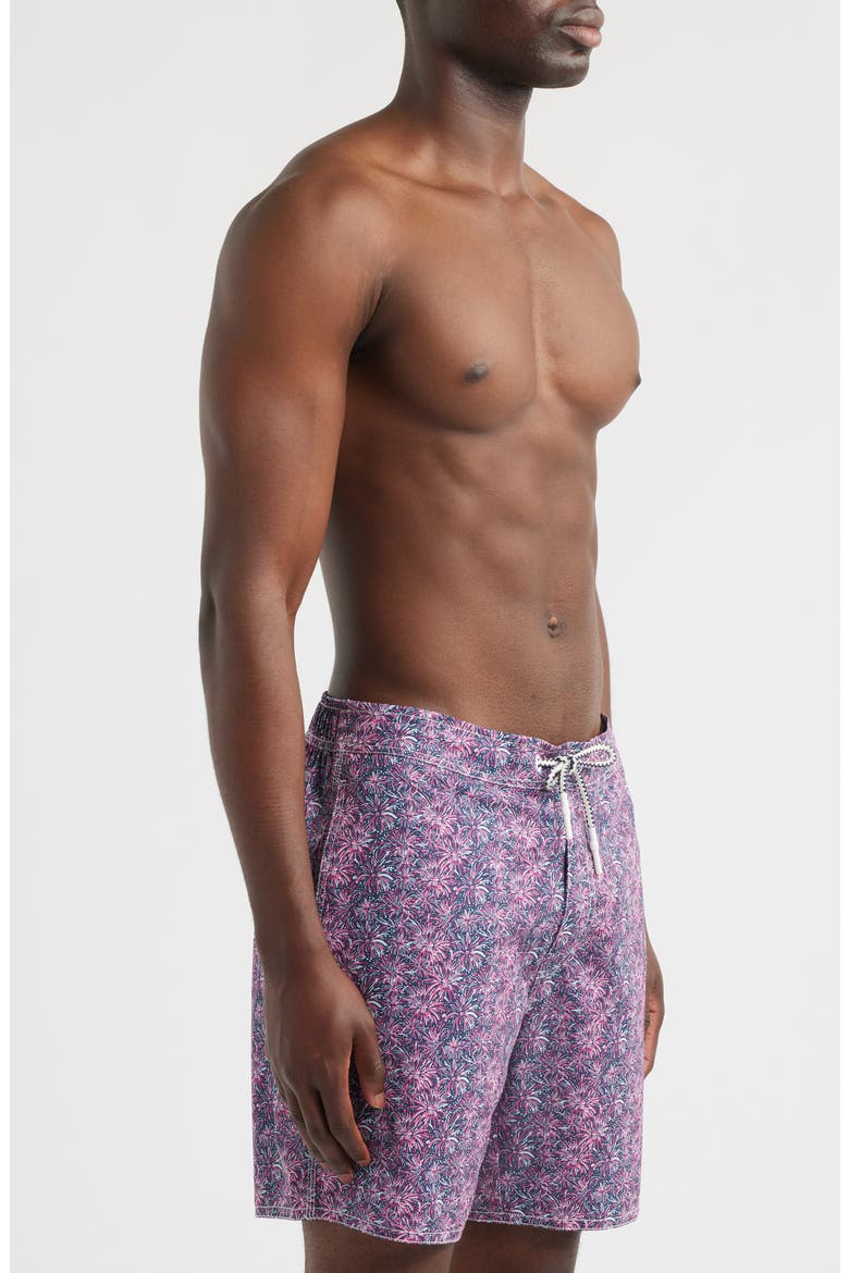 Star Spangled Swim Trunks, Alternate, color, PUNCH