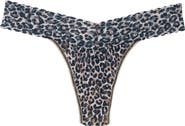 Hanky Panky Classic Leopard Original Rise Lace Thong