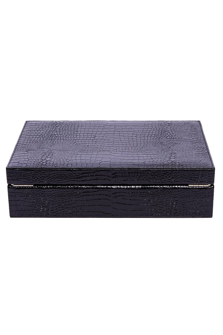 BROMPTON TEN WATCH BOX, Alternate, color, Black