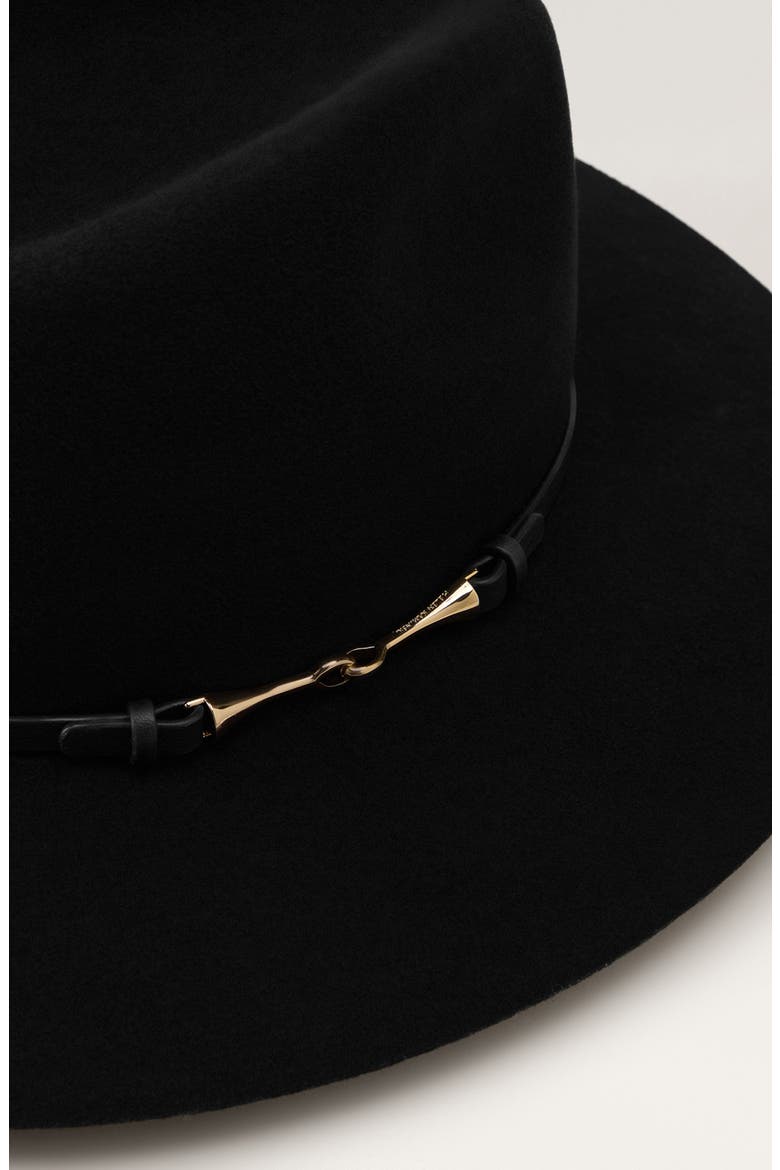 Claude Wool Fedora, Alternate, color, BLACK