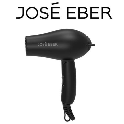 Jose Eber Ultra Mini Hair Dryer Black, Foldable For Travel, Lightweight