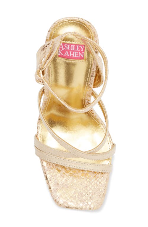 ASHLEY KAHEN ASHLEY KAHEN MAMA MIA CUTOUT WEDGE SANDAL