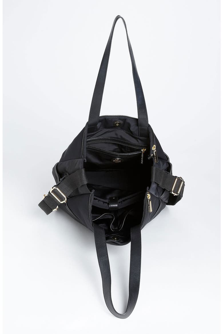 Stacked Logo Baby Bag, Alternate, color, BLACK