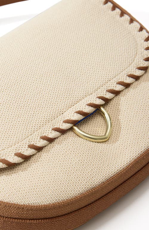 Rothys Rothy's The Saddle Bag In Flat White