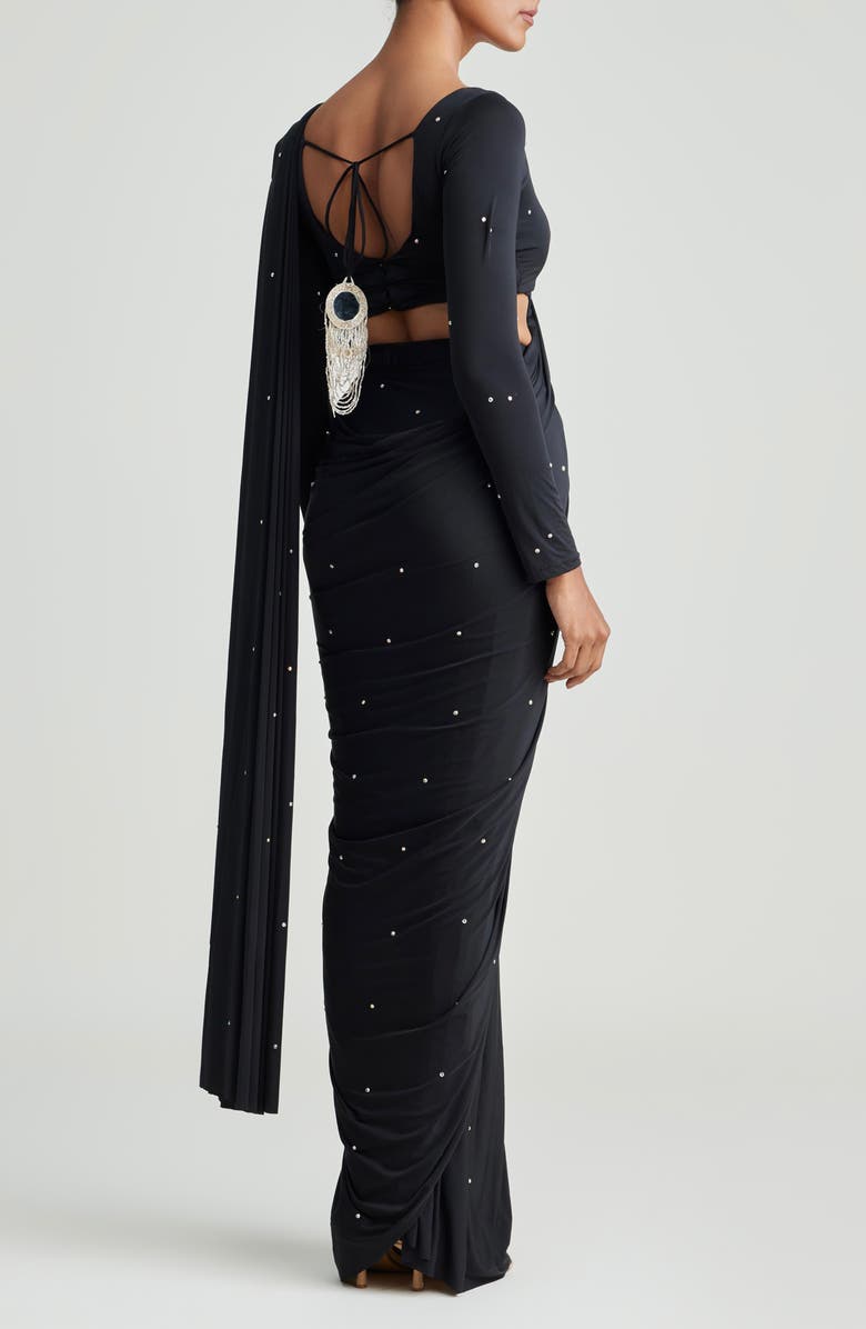 holiCHIC Five Second Beaded Saree, Alternate, color,