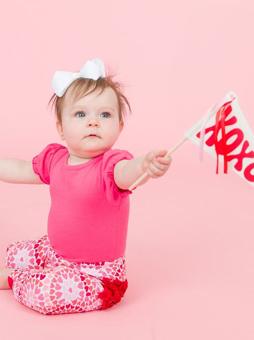 Rufflebutts Baby/toddler Girls Knit Puff Short Sleeve Bodysuit